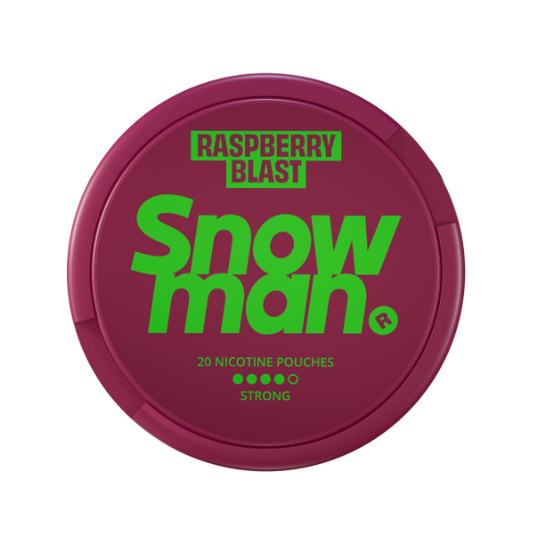 SNOWMAN RASPBERRY BLAST STRONG